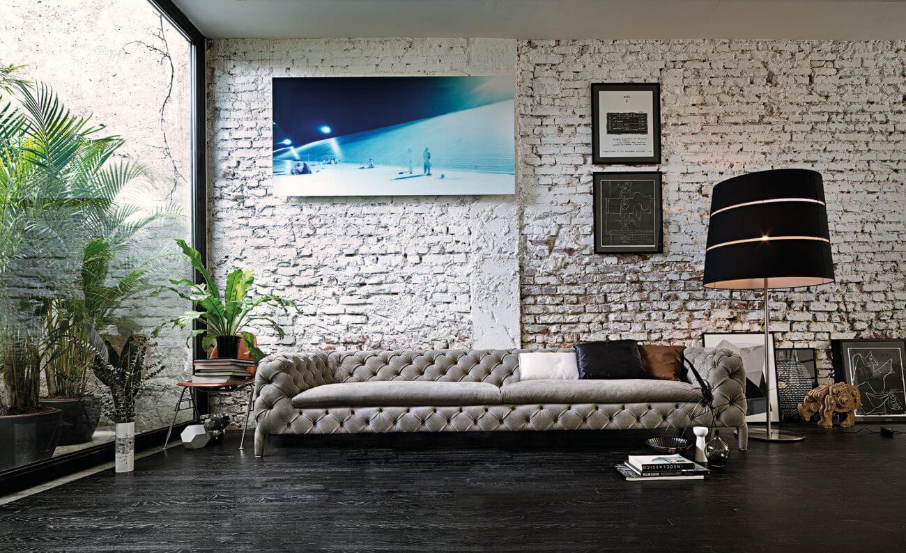 Arketipo sofa Windsor design by Mansoni e Tapinassi