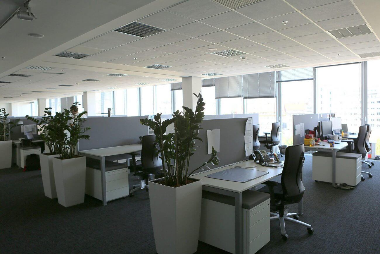 Kancelárske interiéry - Linde Global IT Services Bratislava - Ekoma