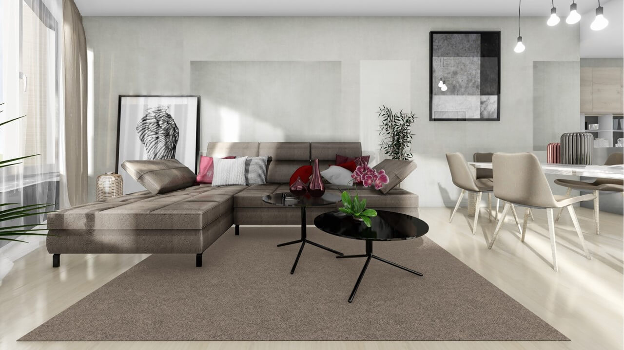 obývačka - trojizbový byt premium