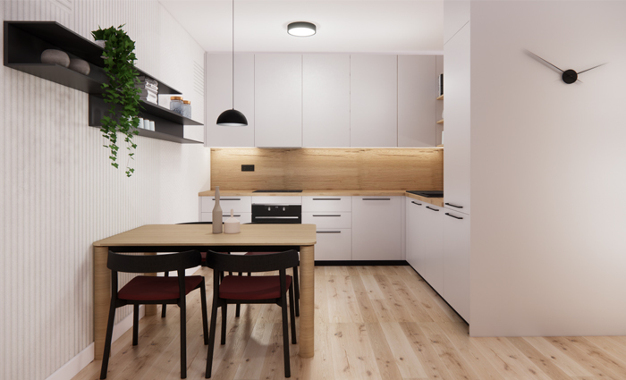 dizajn interiéru kuchyne