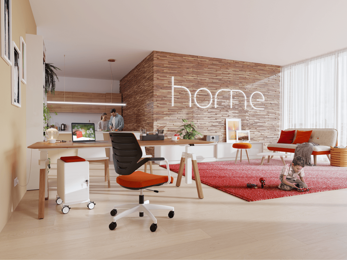 Homeoffice – kancelária na mieru