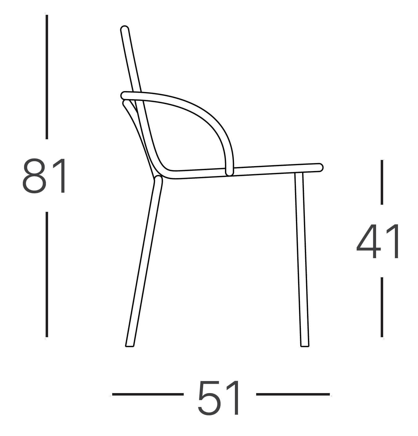 Outdoorová stolička Outdoorová stolička MALVASIA ARMCHAIR